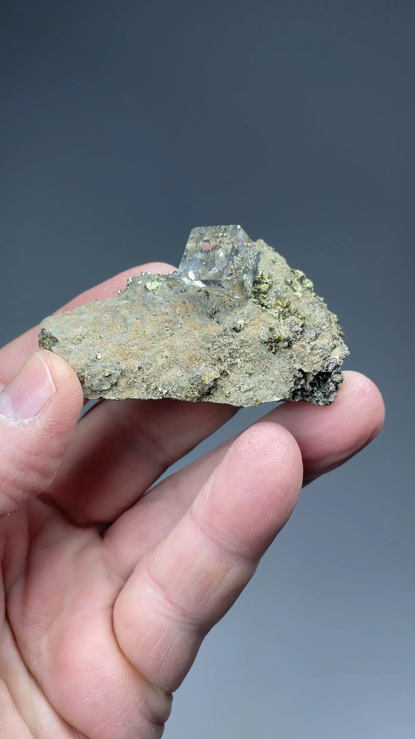 Fluorite with Pyrite - image 2