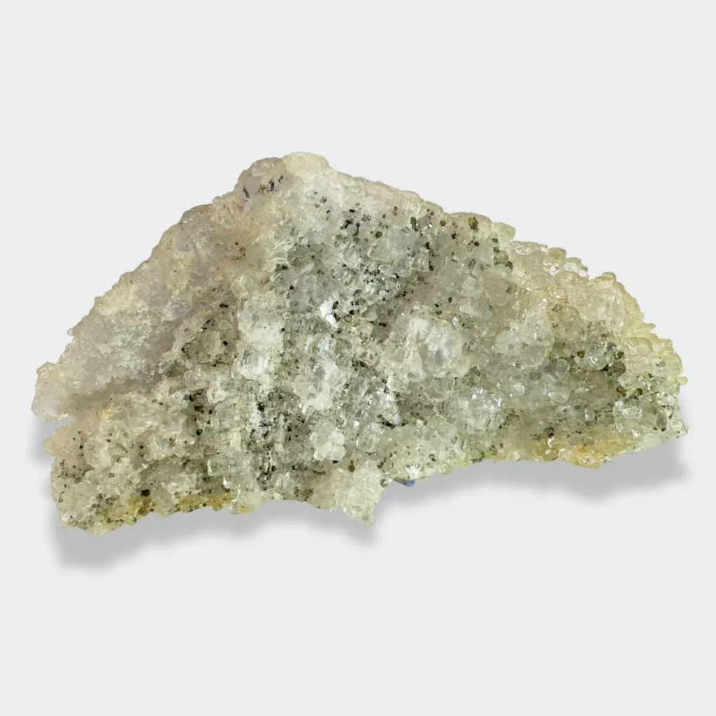 Fluorite with Pyrite & Baryte from Spain, Asturias, Emilio Mine image
