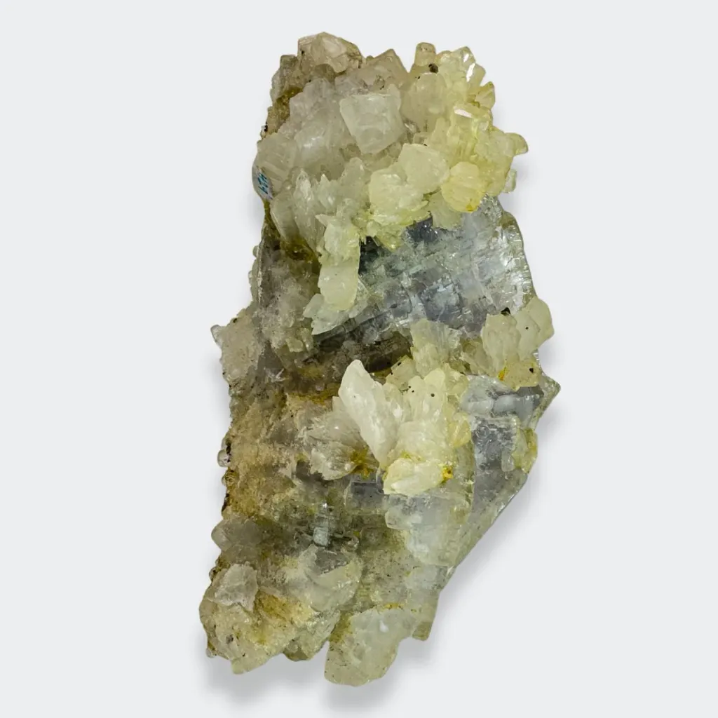 Fluorite with Pyrite & Baryte from Spain, Asturias, Emilio Mine - image 4