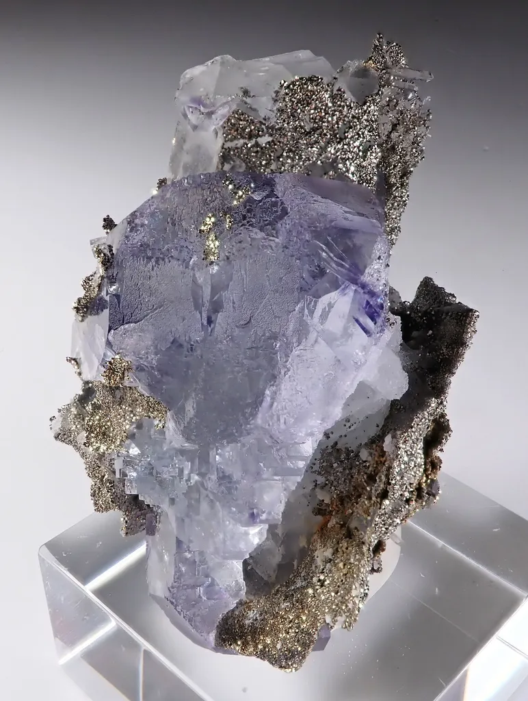 Fluorite with Pyrite image