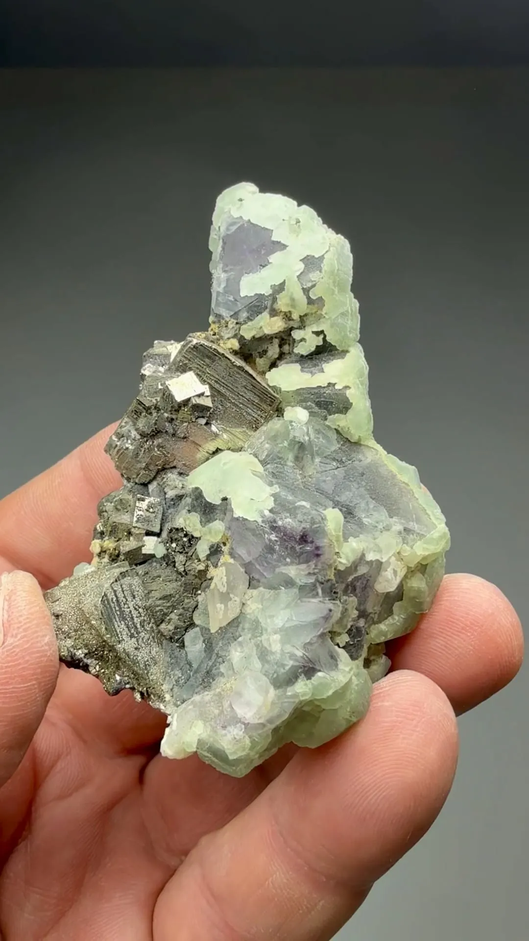 Fluorite with Pyrite - image 2