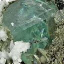Fluorite With Pyrite & Calcite - image 3