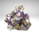 Fluorite with Pyrite — Cerro de Pasco, Pasco Region, Peru - image 1