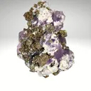 Fluorite with Pyrite — Cerro de Pasco, Pasco Region, Peru - image 4