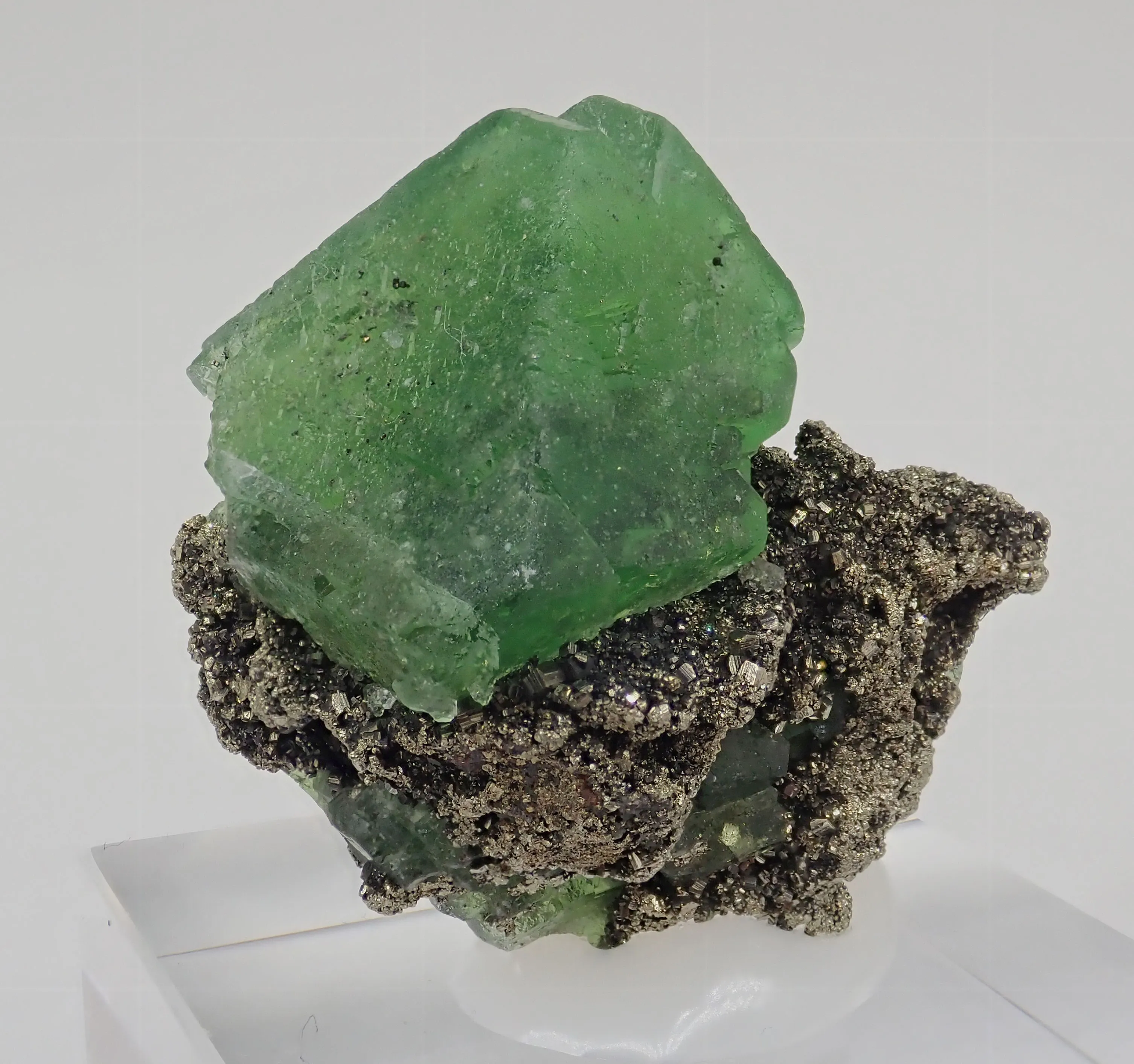 Fluorite with Pyrite - image 2