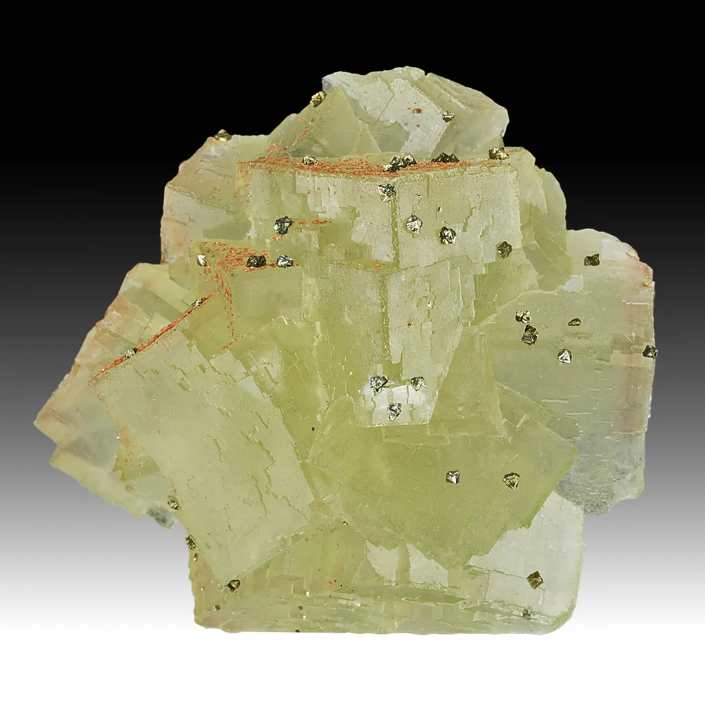Fluorite with Pyrite image
