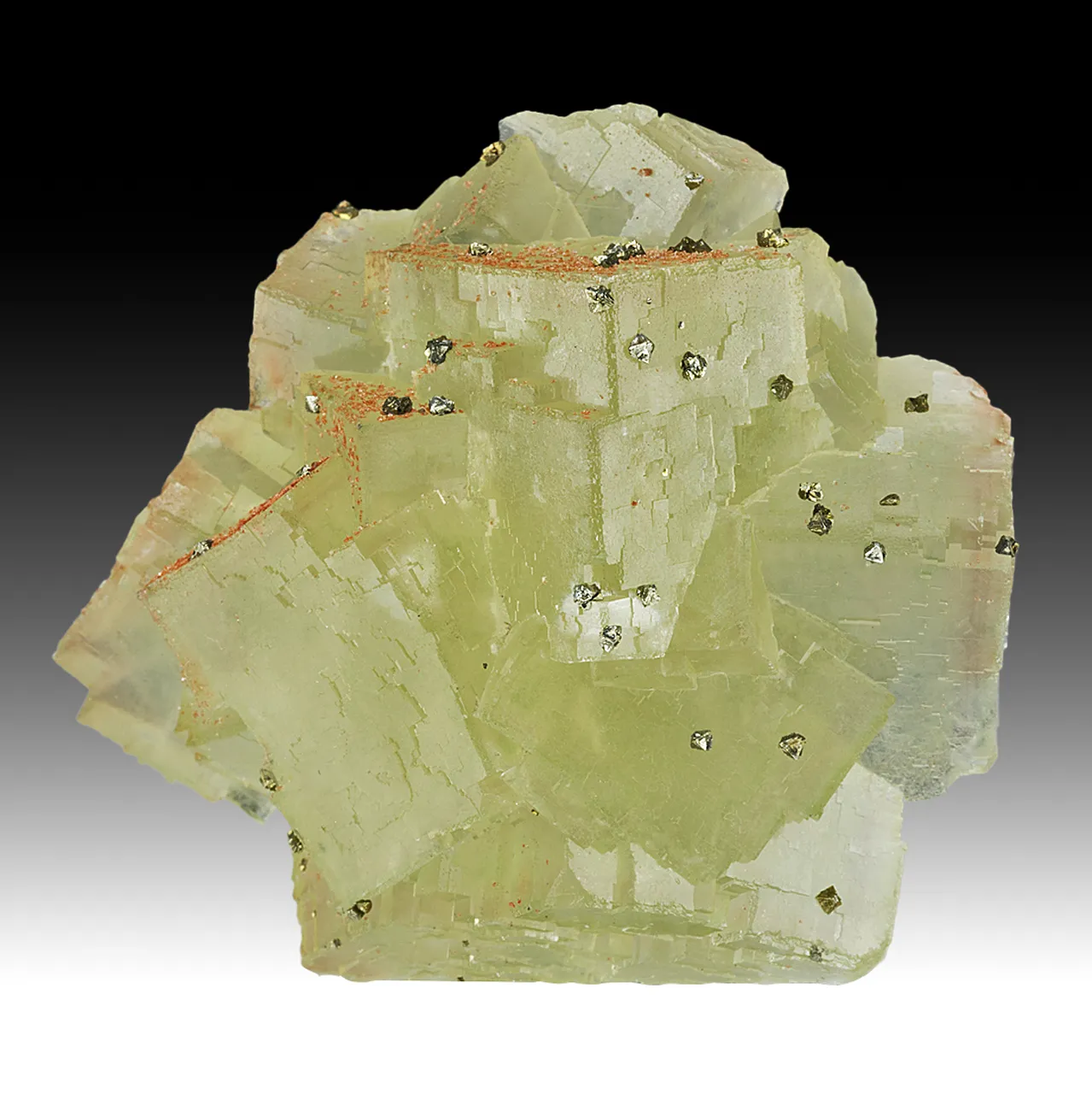 Fluorite with Pyrite - image 1