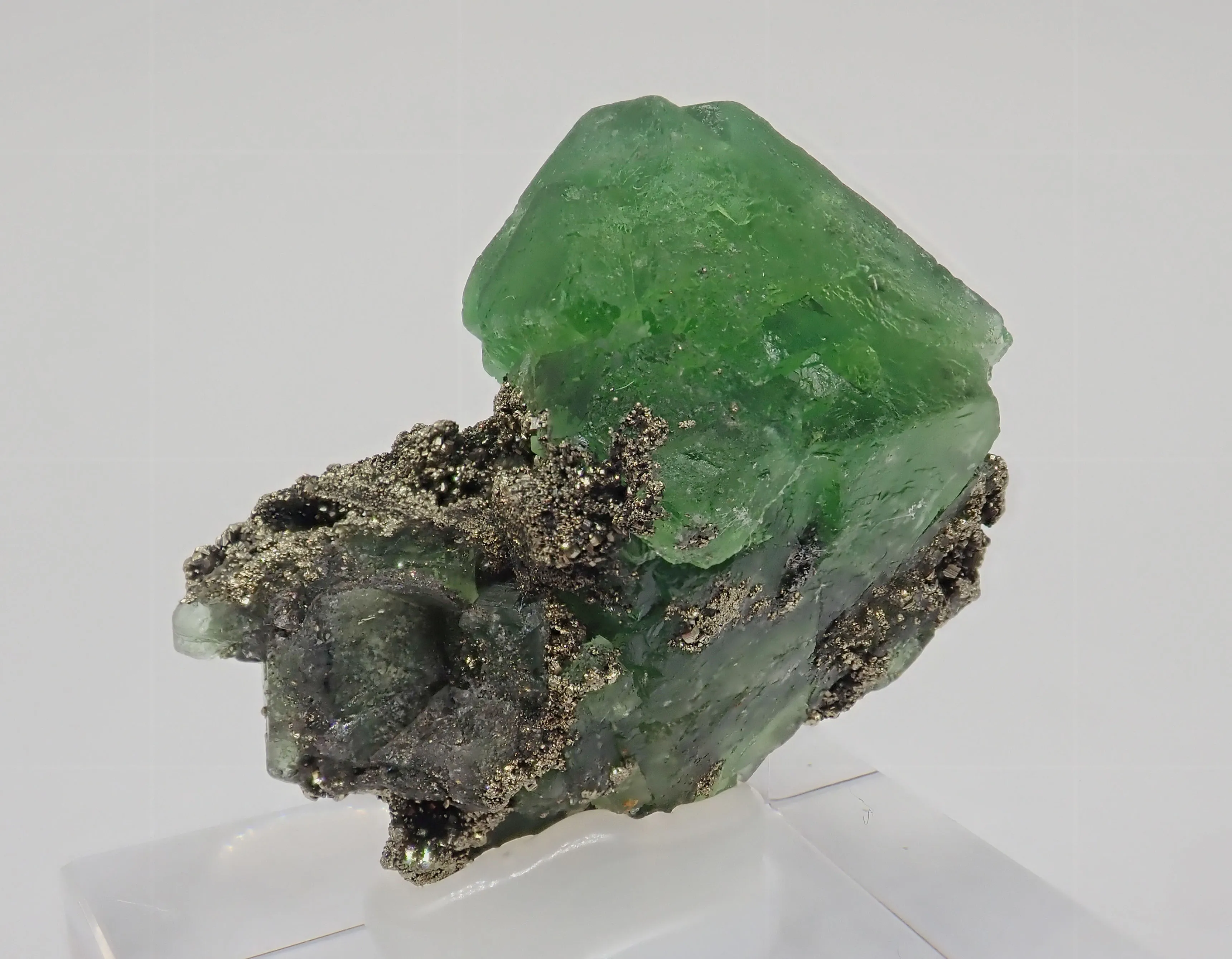 Fluorite with Pyrite - image 3