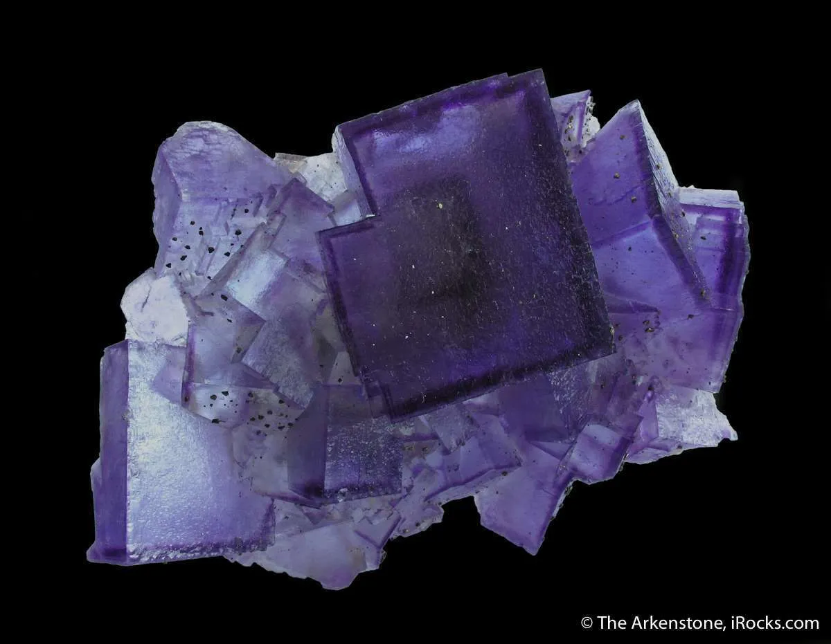 Fluorite With Pyrite - image 1