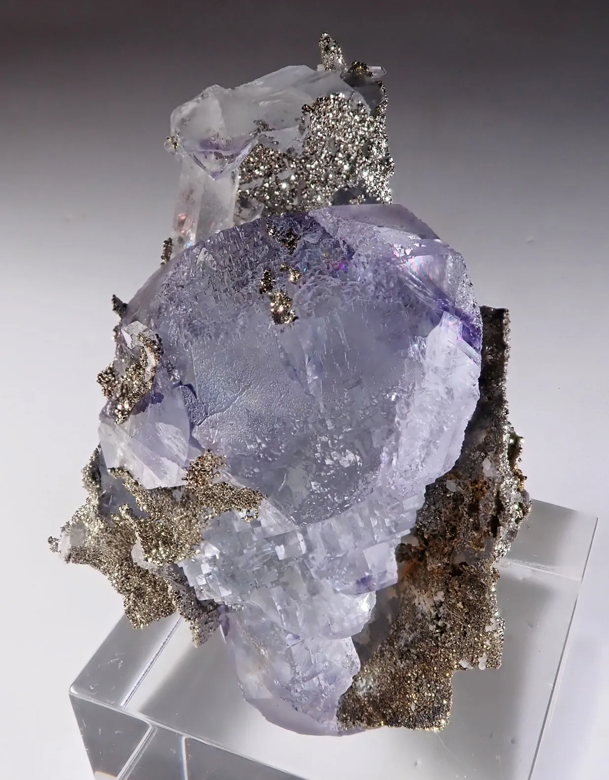 Fluorite with Pyrite - image 3