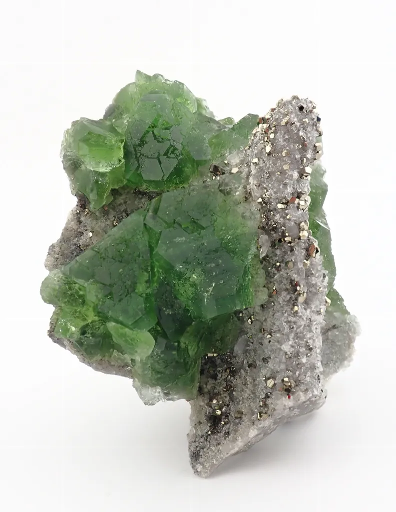 Fluorite with Pyrite image
