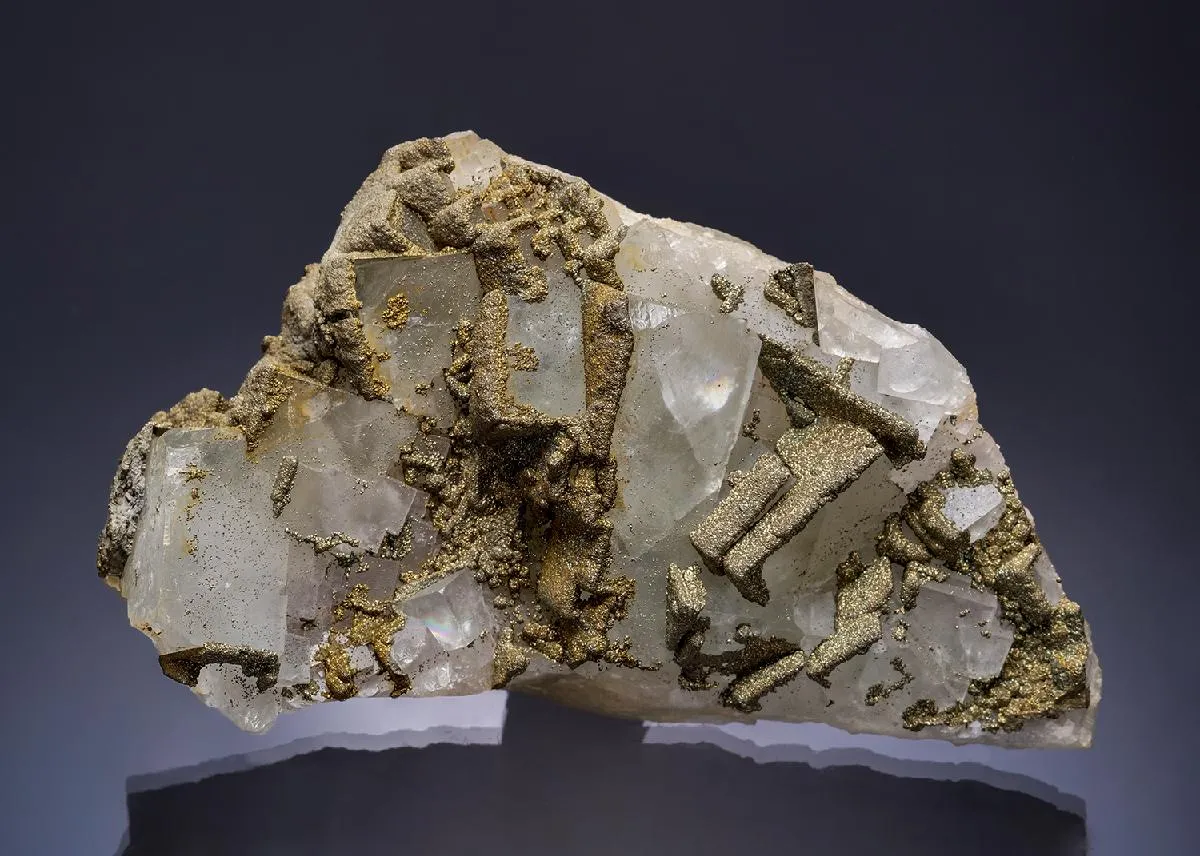 Fluorite with Pyrite - image 1
