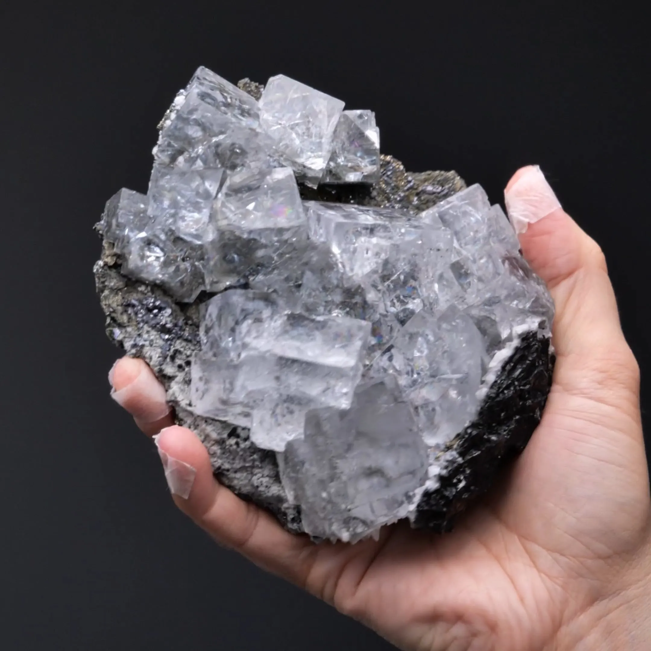 Fluorite with Pyrite Galena and Sphalerite - image 2