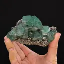 Fluorite with Pyrite Geocronite and Arsenopyrite - image 2