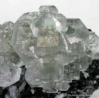 Fluorite With Pyrite Inclusions on Sphalerite - image 2