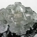 Fluorite With Pyrite Inclusions on Sphalerite - image 2