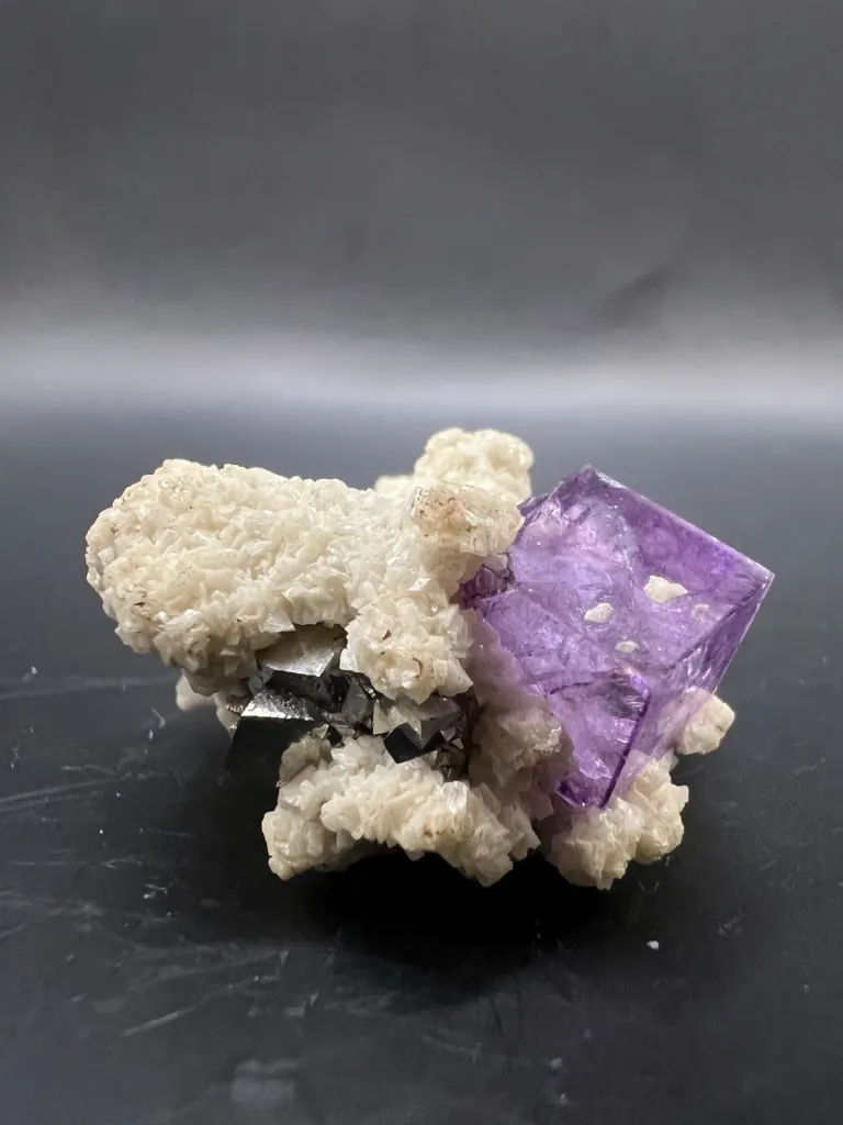 Fluorite with Pyrite Vein from China, Yaogangxian Mine - 10109 image