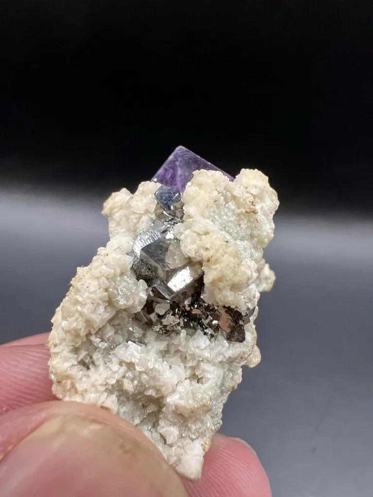 Fluorite with Pyrite Vein from China, Yaogangxian Mine - 10109 - image 5