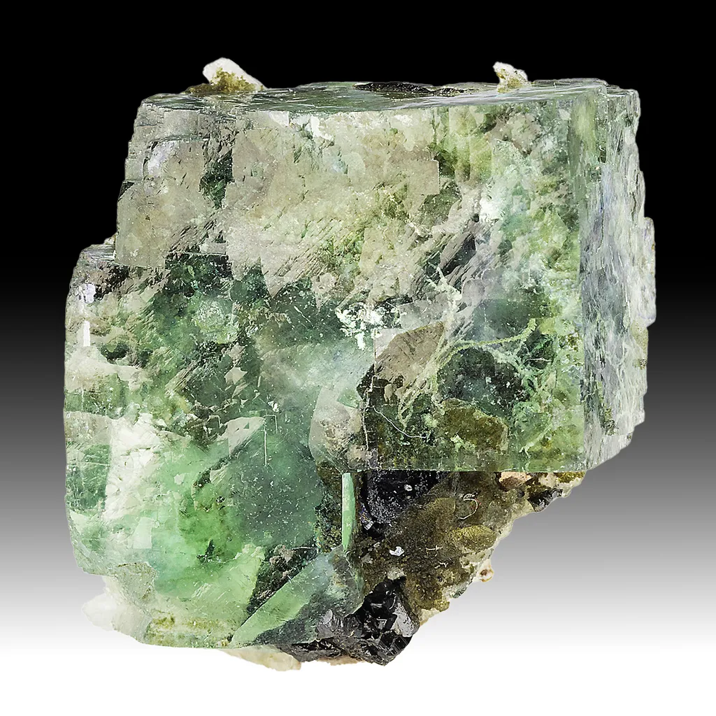 Fluorite with Pyrrhotite image