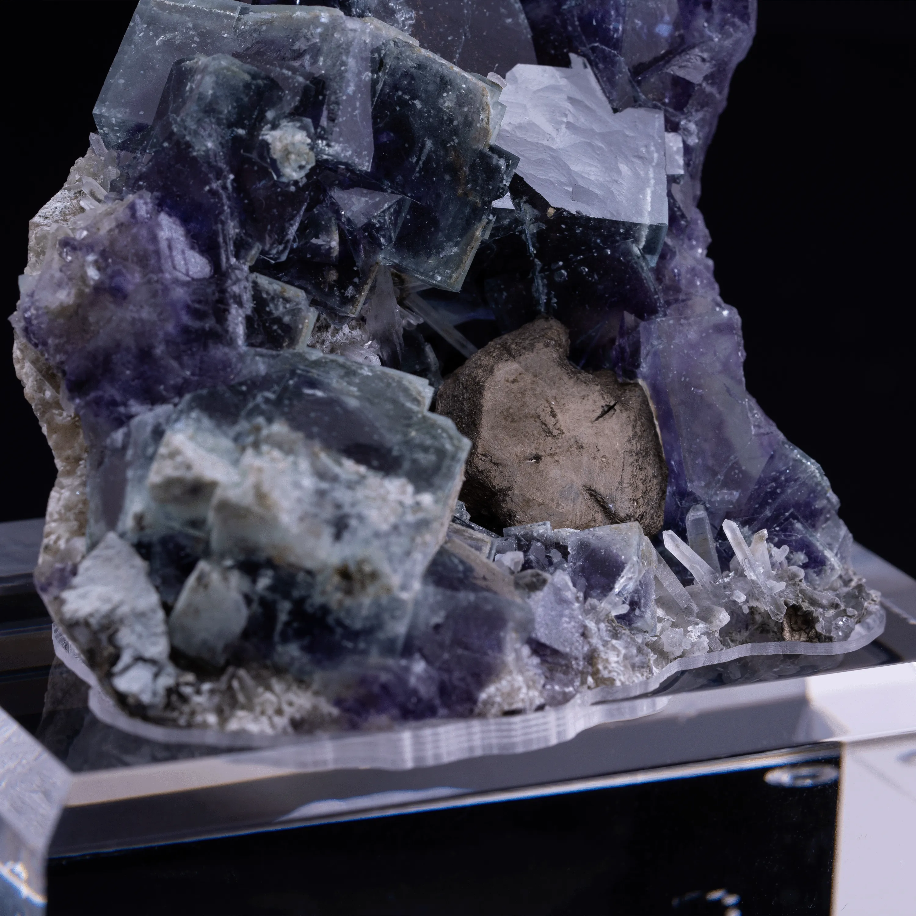 Fluorite with Pyrrhotite from Yindu, China - image 7