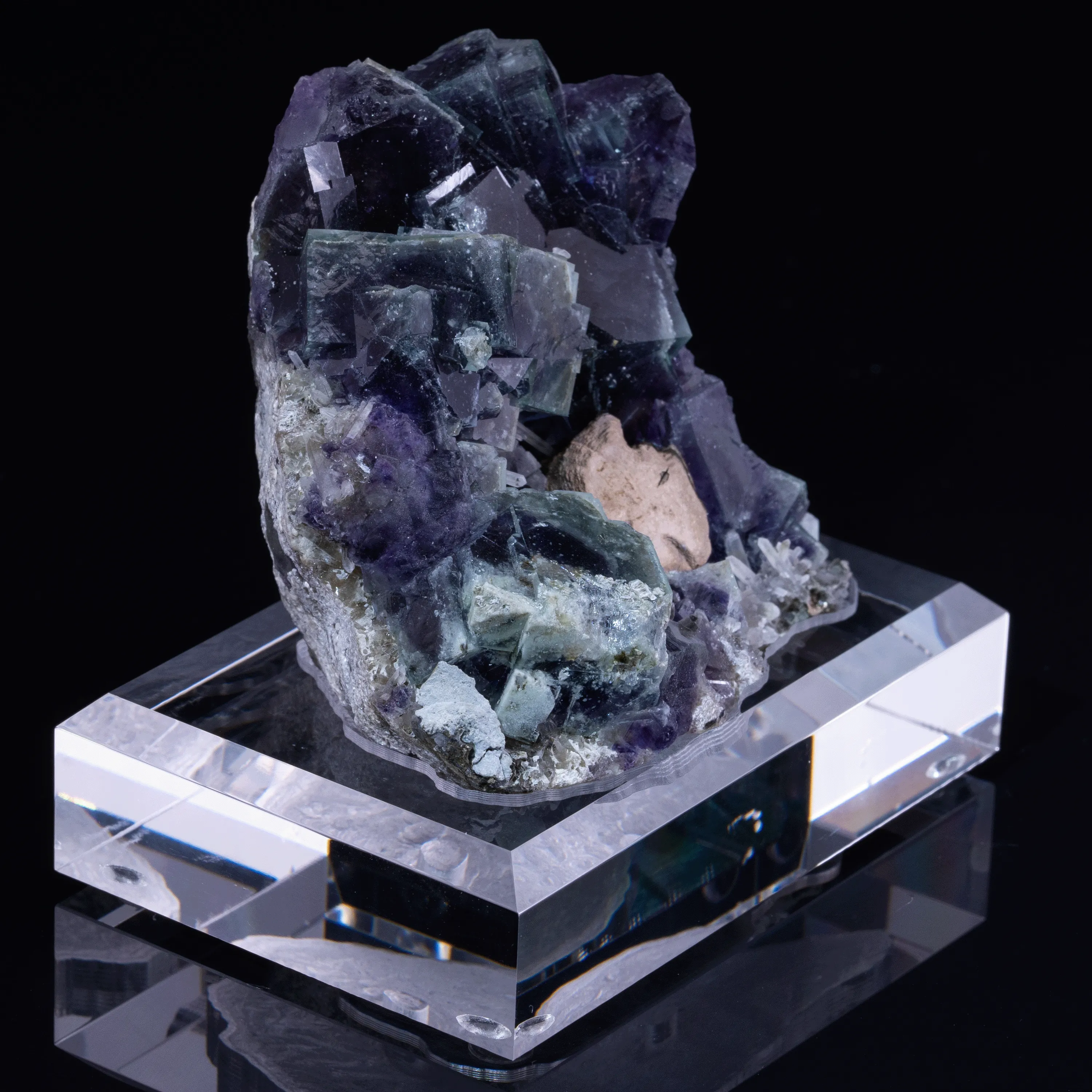 Fluorite with Pyrrhotite from Yindu, China - image 4