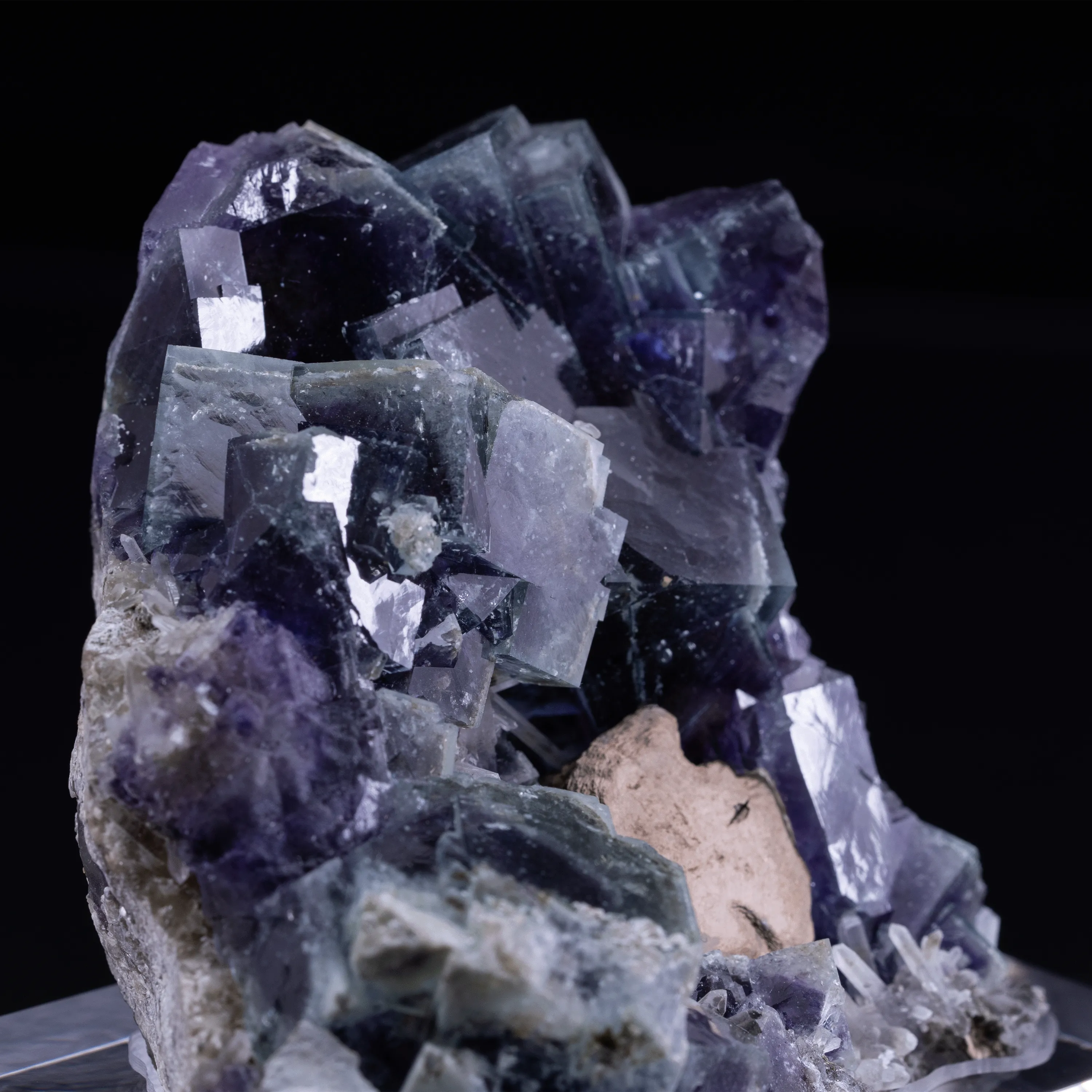 Fluorite with Pyrrhotite from Yindu, China - image 8