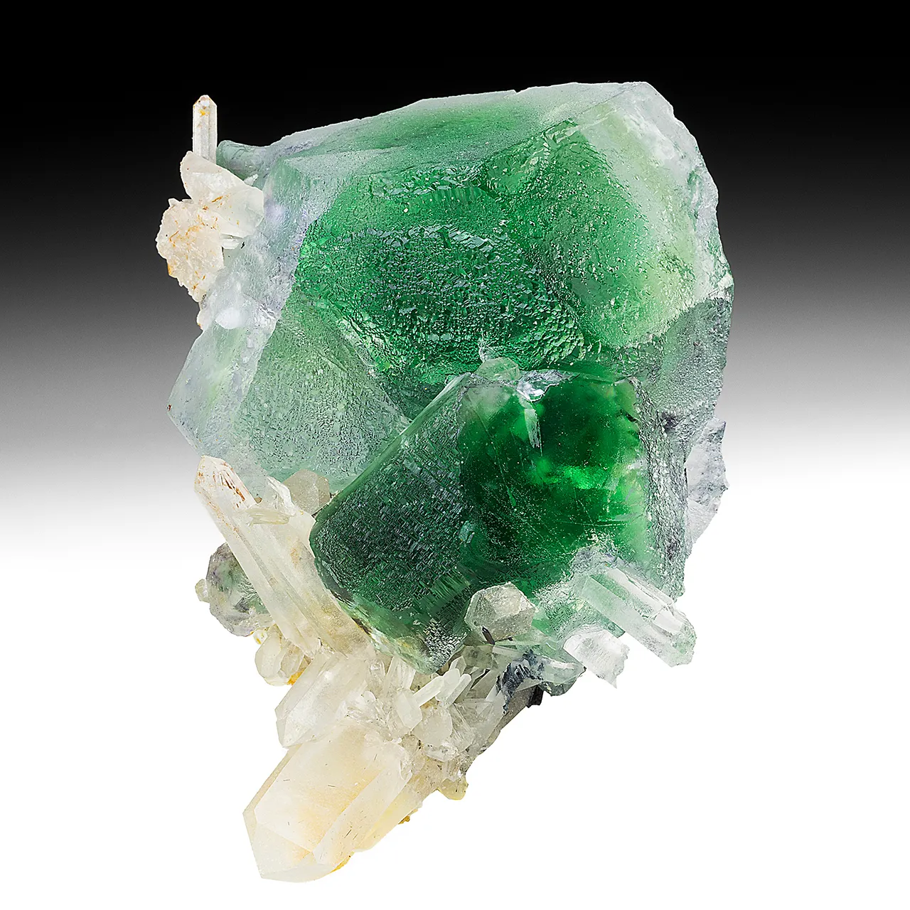 Fluorite with Quartz - image 1