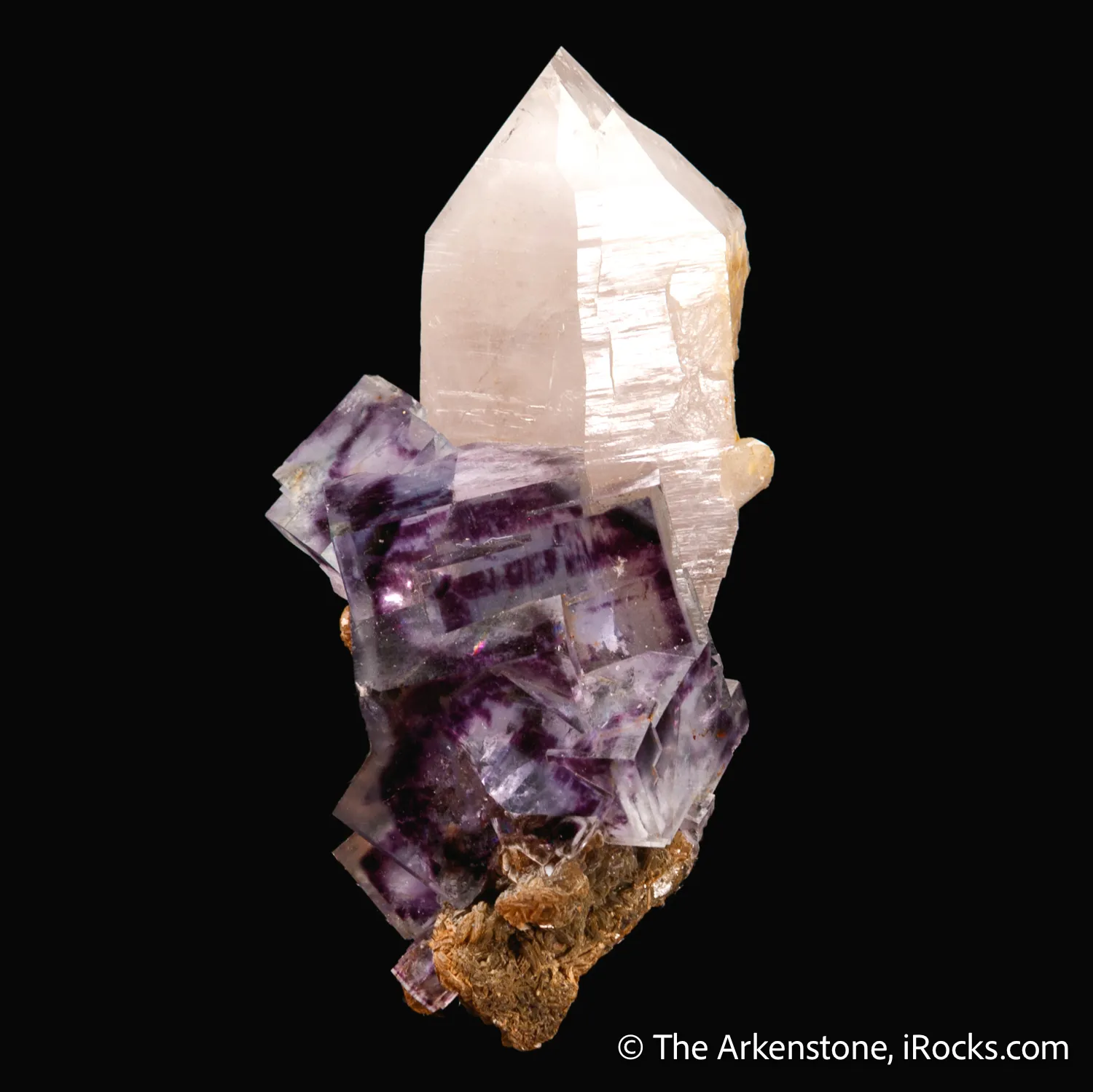 Fluorite with Quartz - image 5