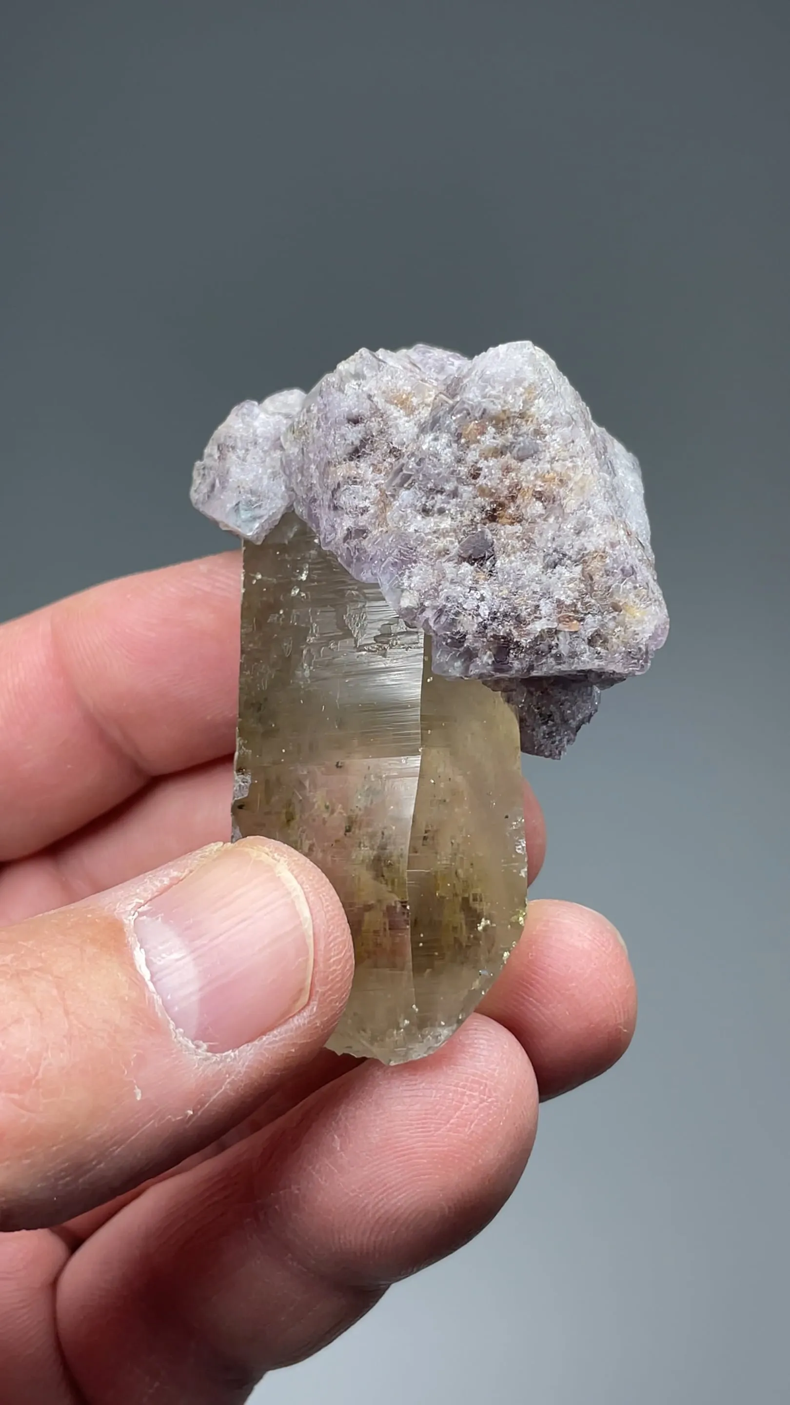 Fluorite with Quartz - image 2