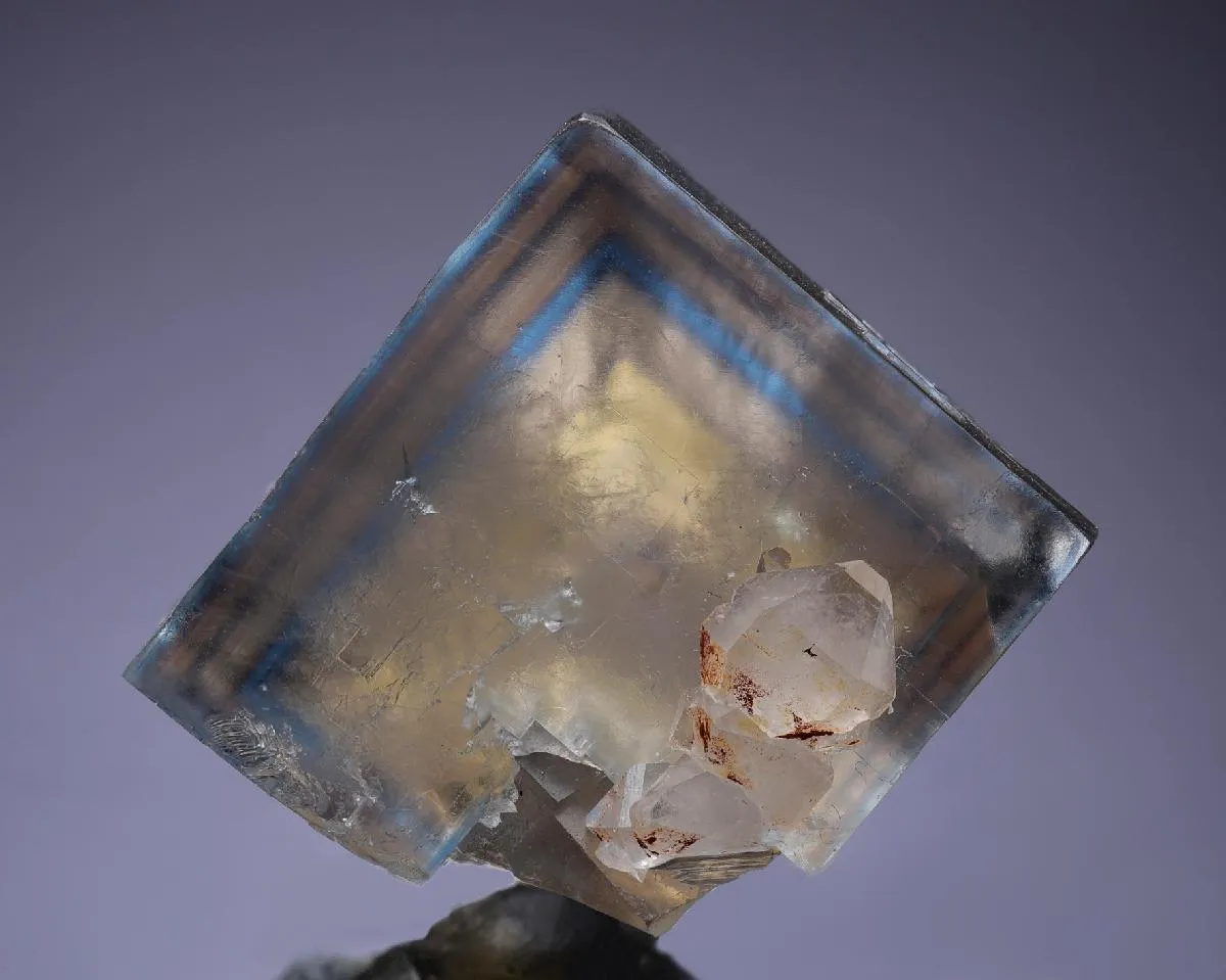 Fluorite with Quartz - image 1