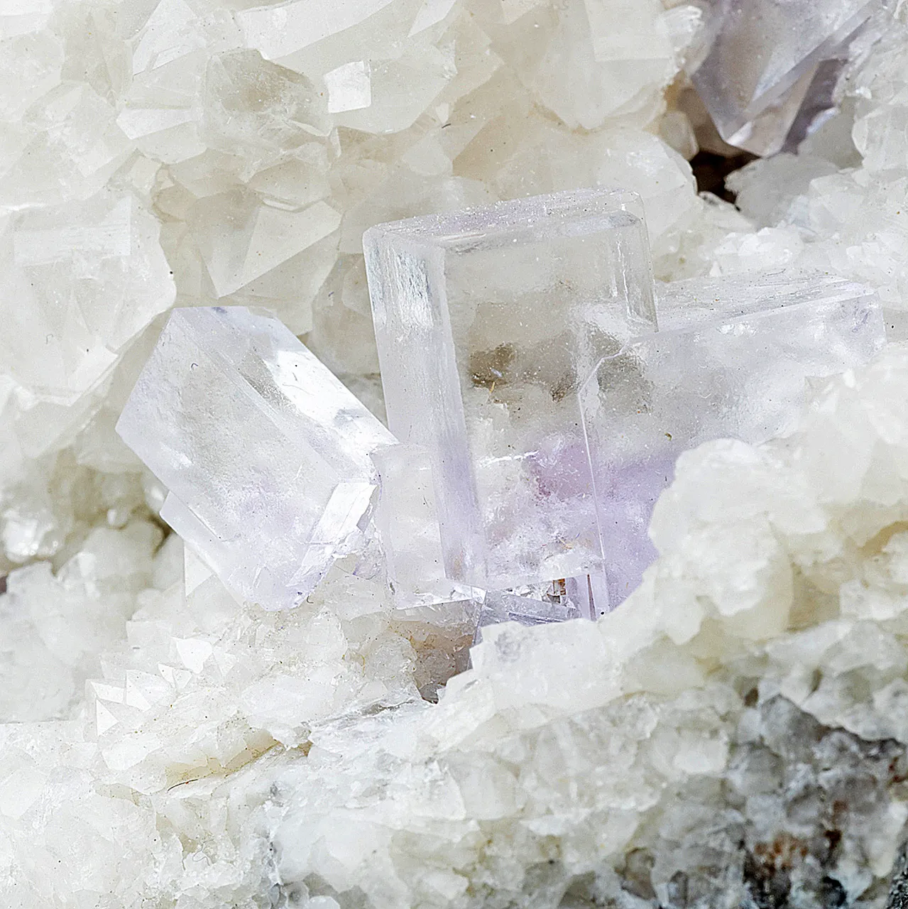 Fluorite with Quartz - image 1