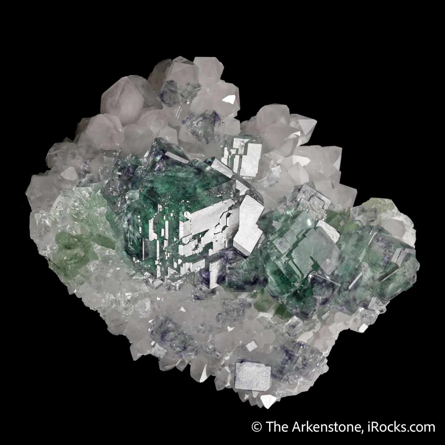 Fluorite with Quartz - image 3