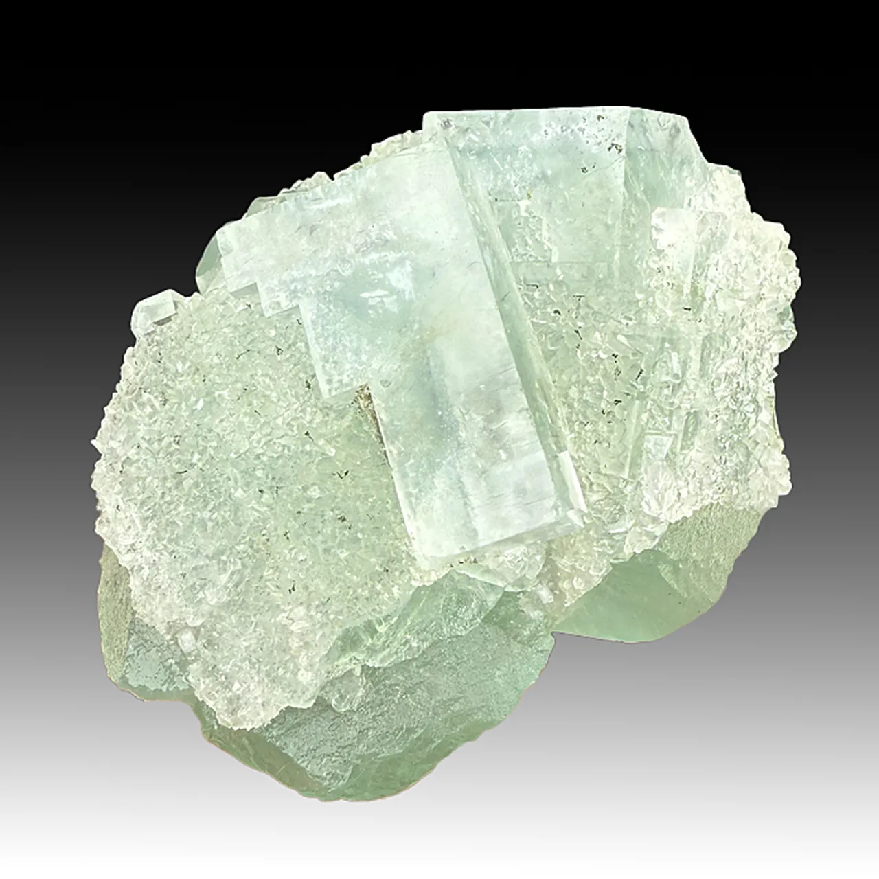Fluorite with Quartz - image 1