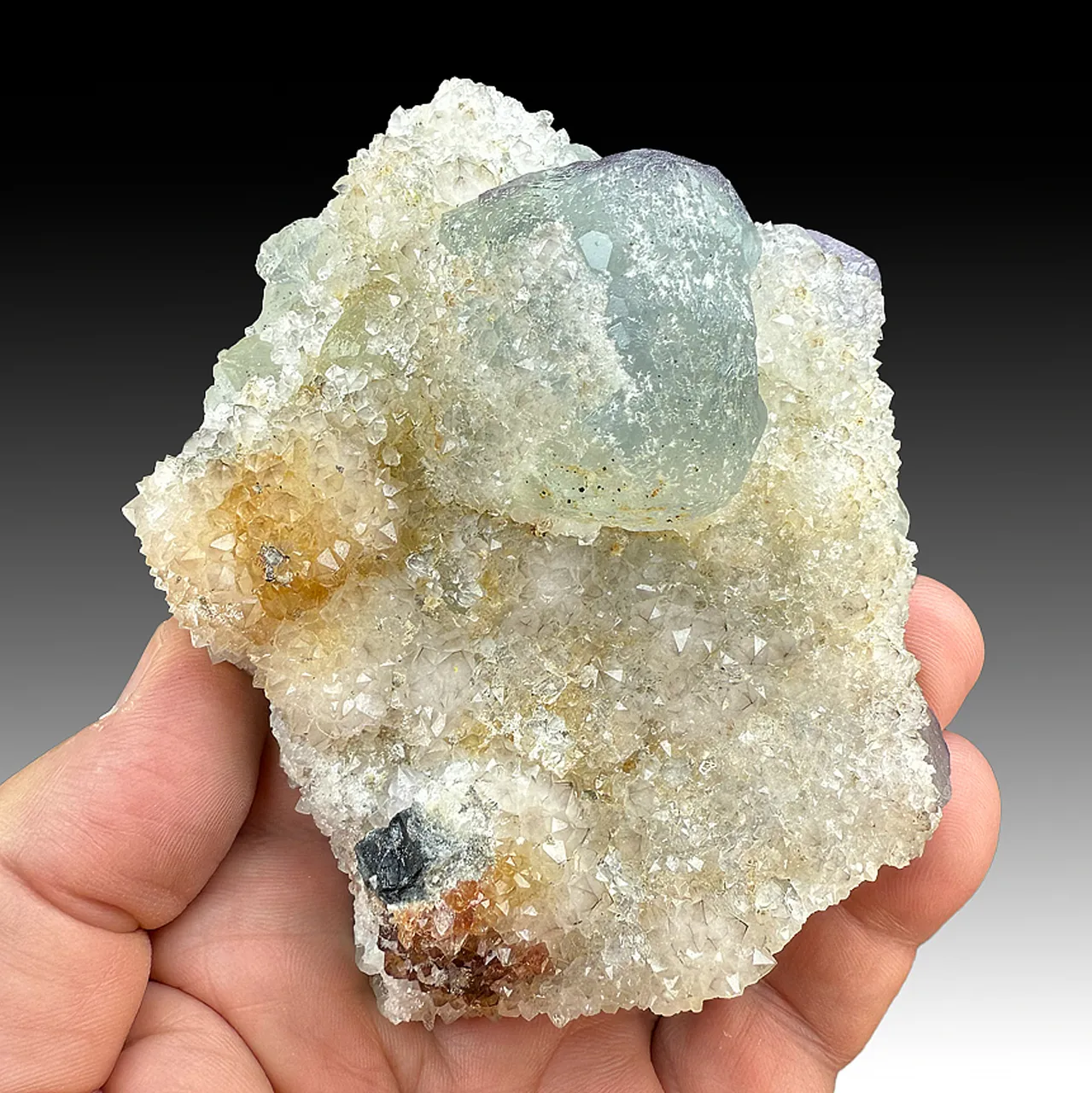 Fluorite with Quartz (1246) - image 1