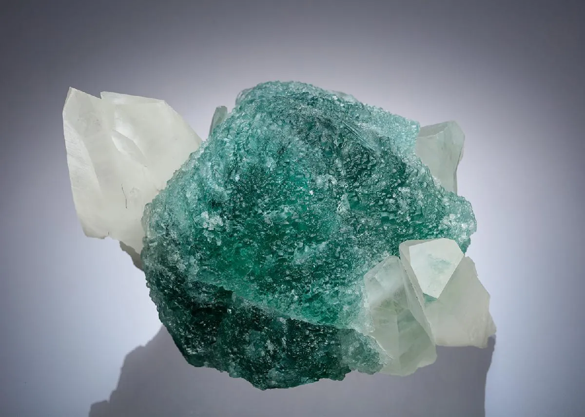 Fluorite with Quartz - image 1