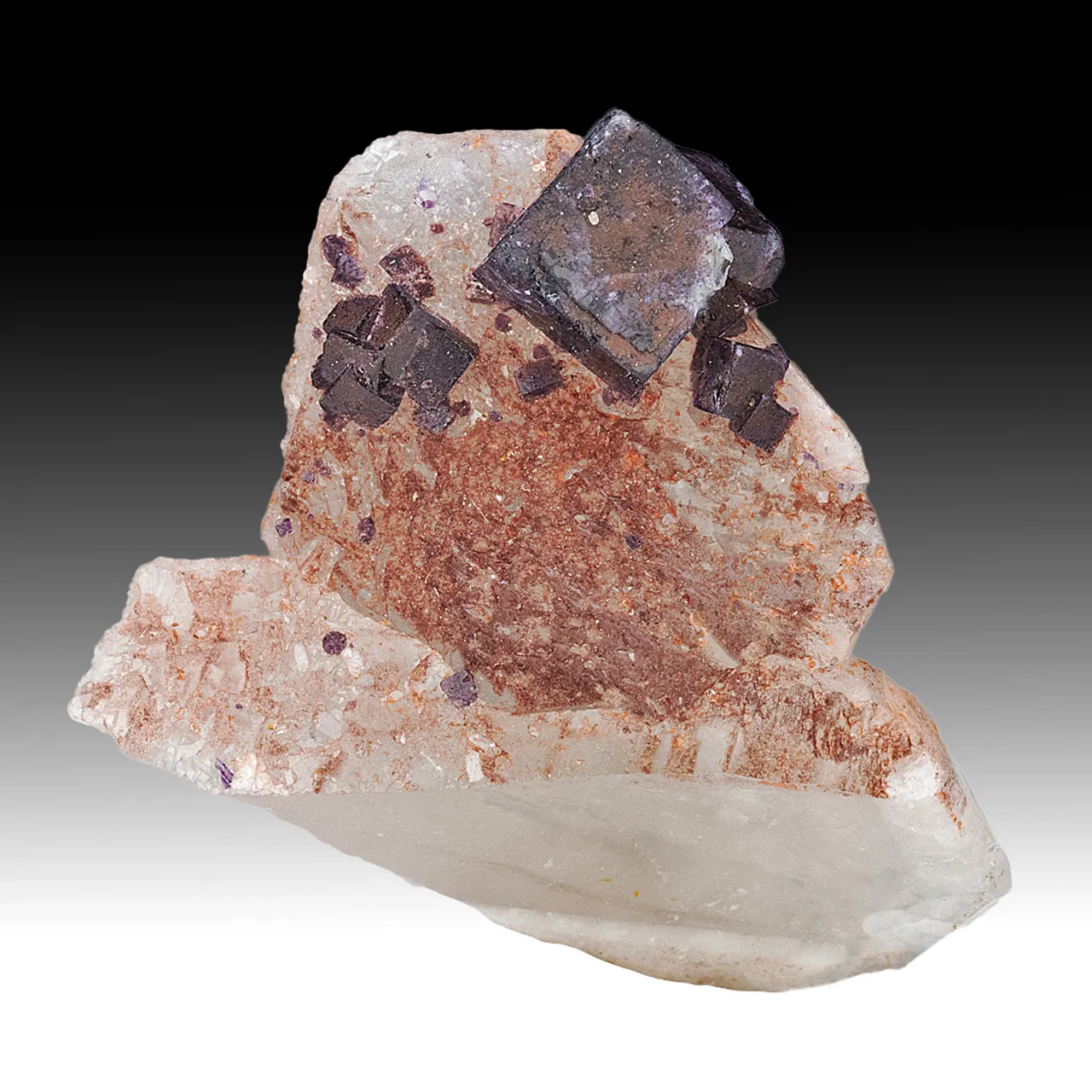 Fluorite with Quartz - image 1