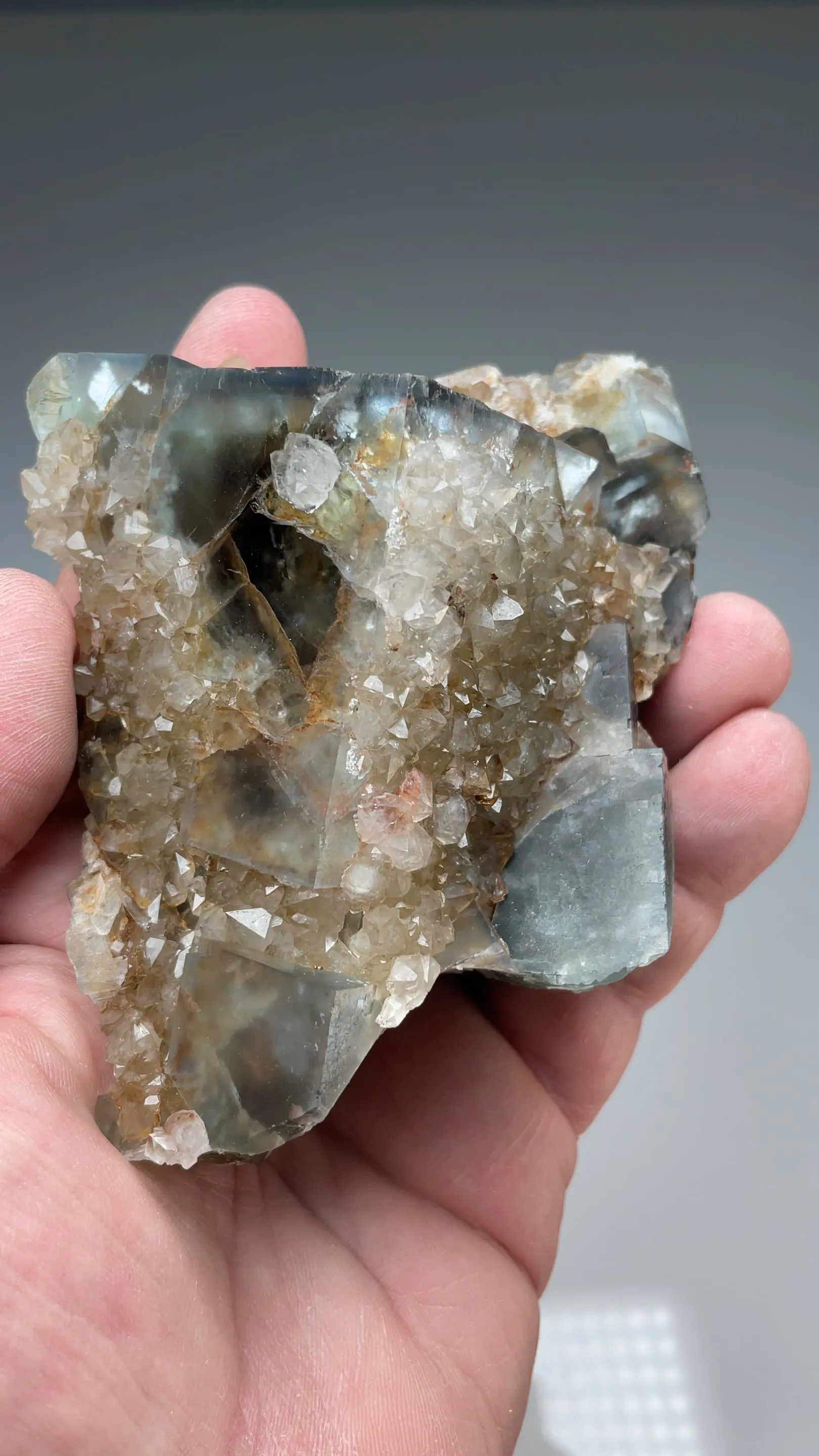 Fluorite with Quartz - image 2