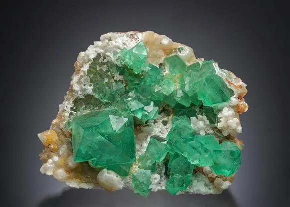 Fluorite with Quartz image