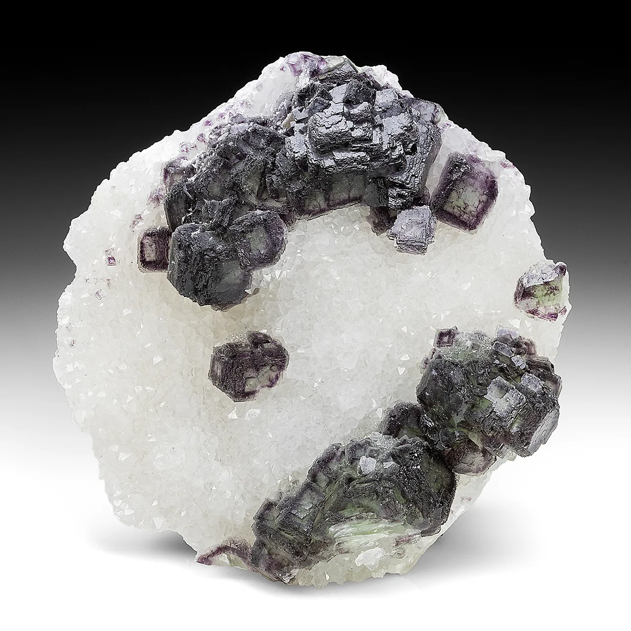 Fluorite with Quartz - image 1