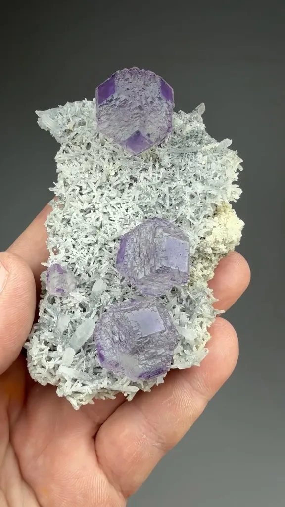 Fluorite with Quartz - image 2