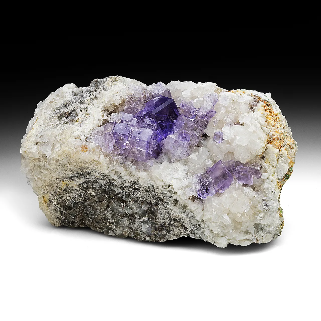 Fluorite with Quartz - image 1