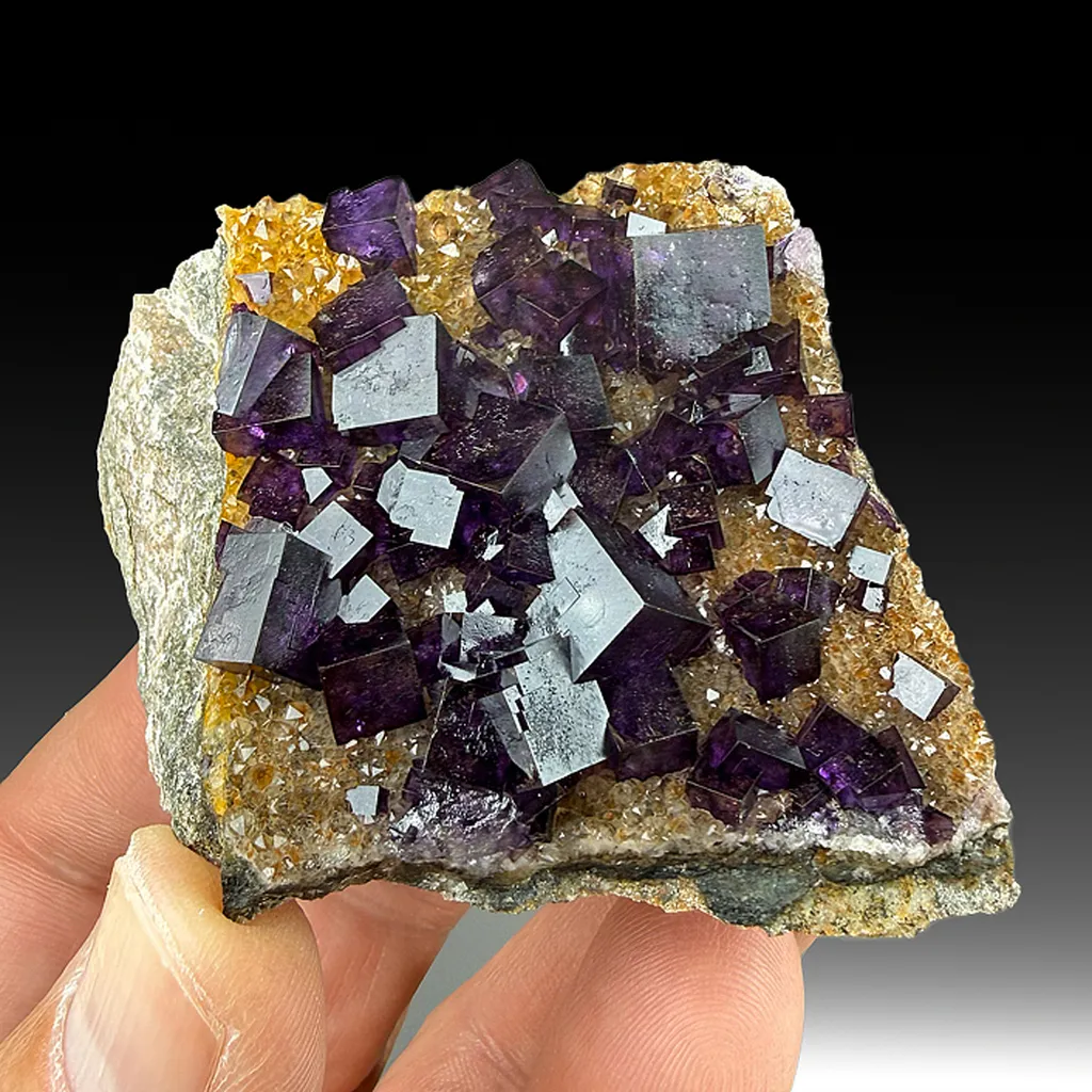 Fluorite with Quartz image