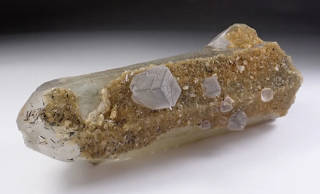 Fluorite with Quartz image