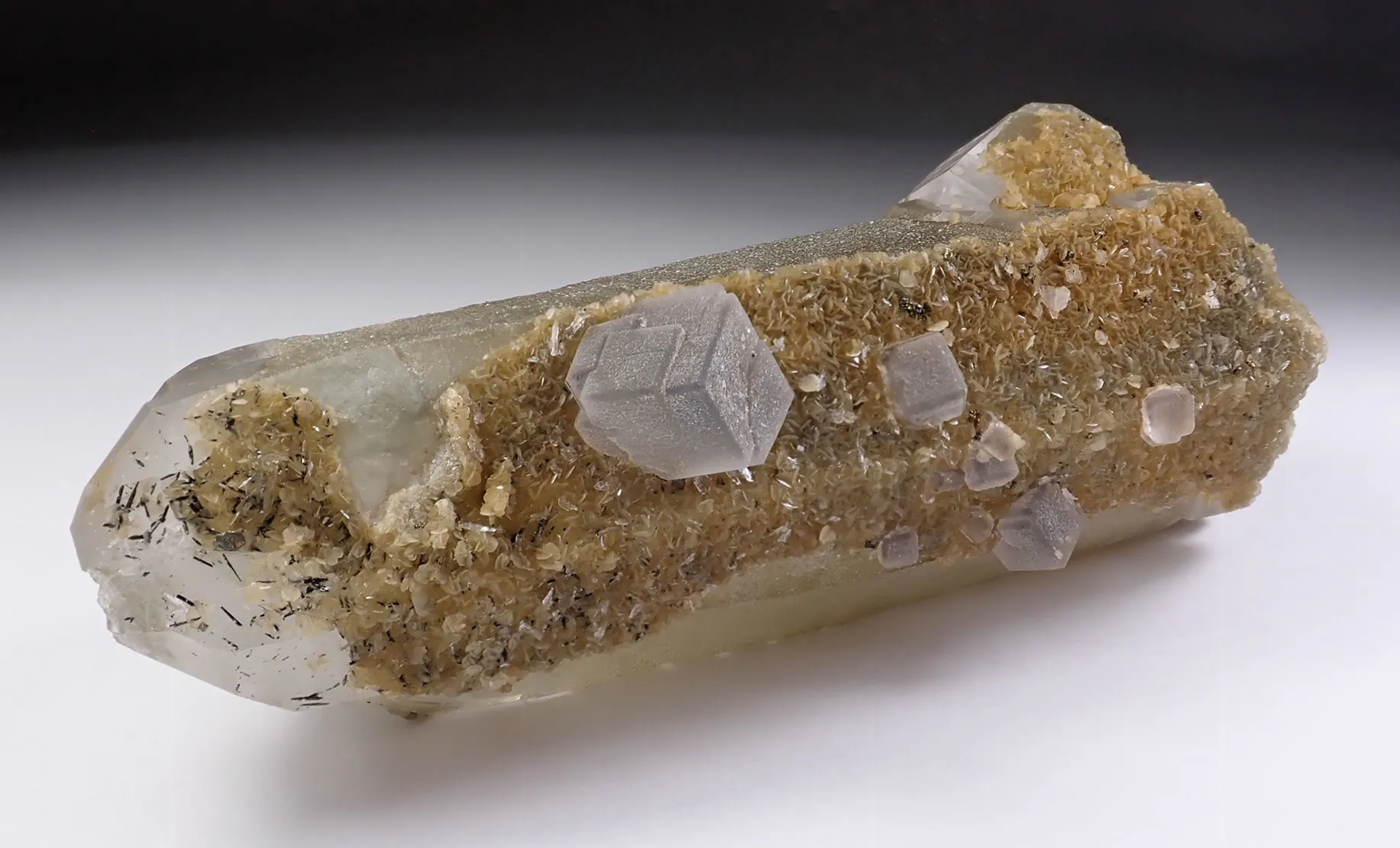 Fluorite with Quartz - image 1