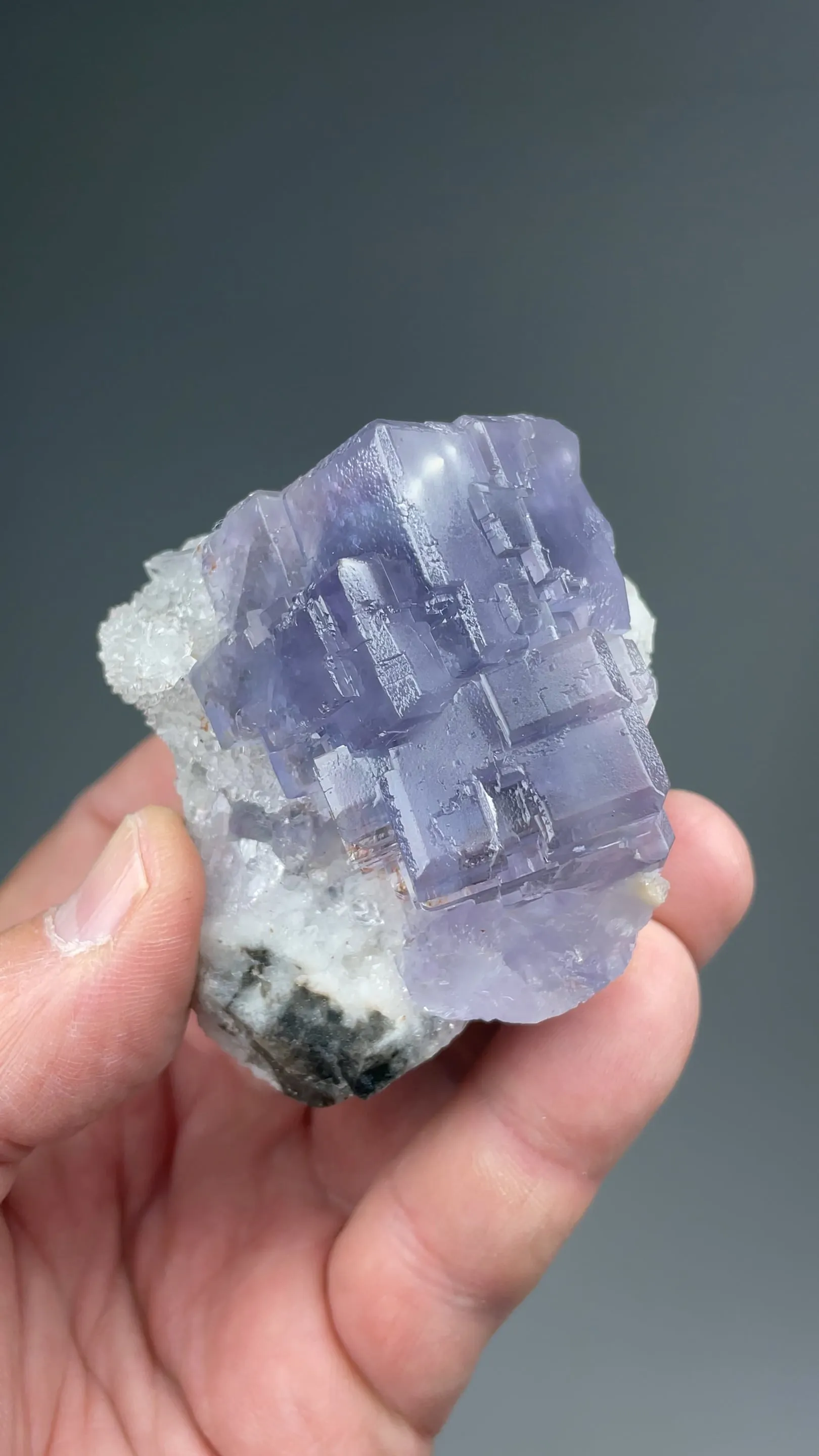 Fluorite with Quartz - image 2