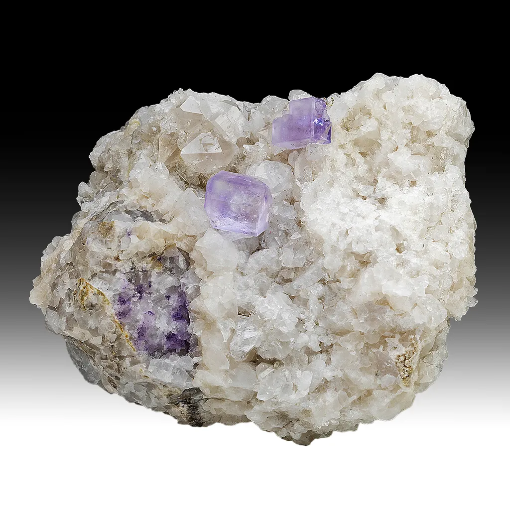 Fluorite with Quartz image
