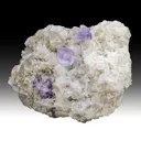 Fluorite with Quartz - image 1