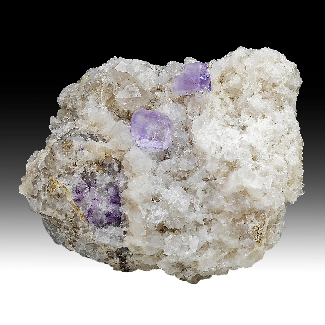Fluorite with Quartz - image 1