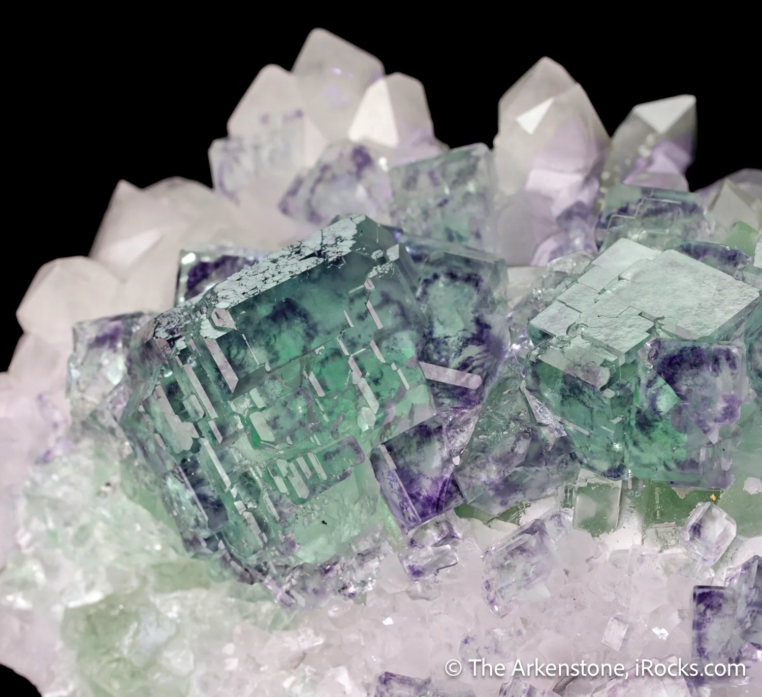 Fluorite with Quartz - image 5