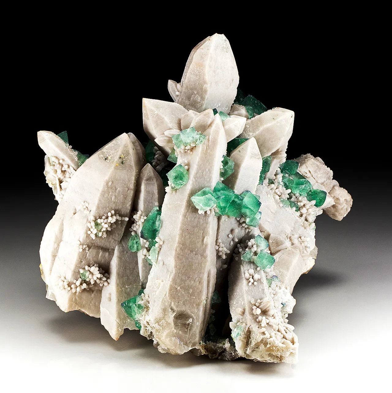 Fluorite with Quartz - image 1
